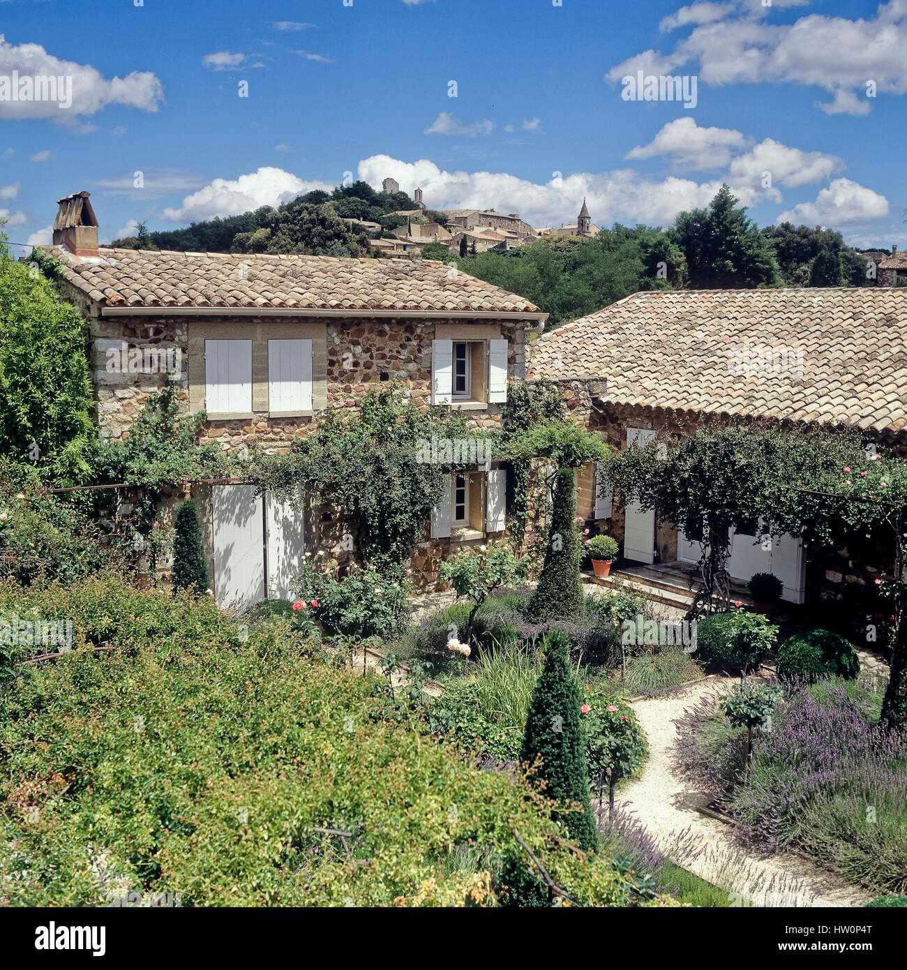 Maison de campagne. Banque D'Images