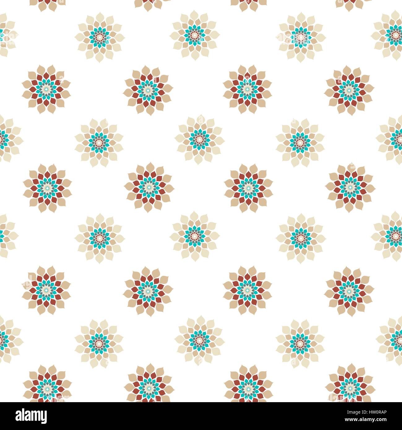 Mandala islamique. Décoration orientale motif transparent vecteur. Illustration de Vecteur
