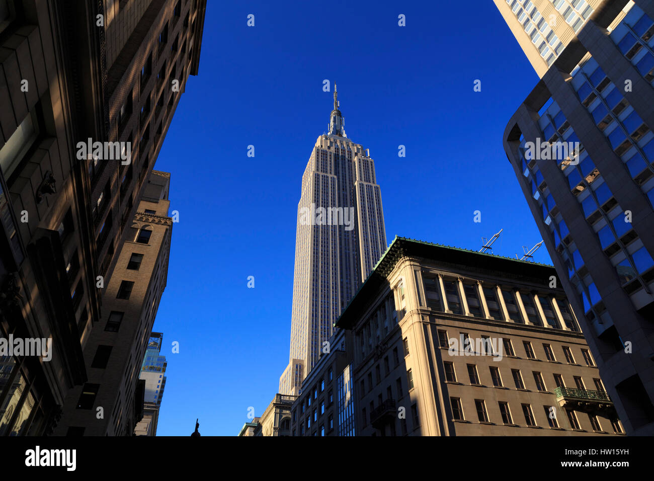 USA, New York, Manhattan, Empire State Building Banque D'Images