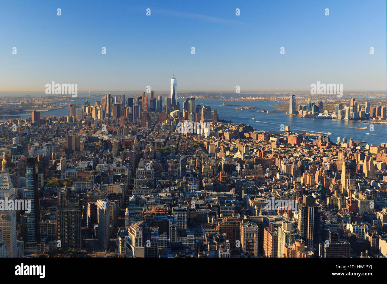 USA, New York, New York, Manhattan, Observatoire de l'Empire State Building Banque D'Images
