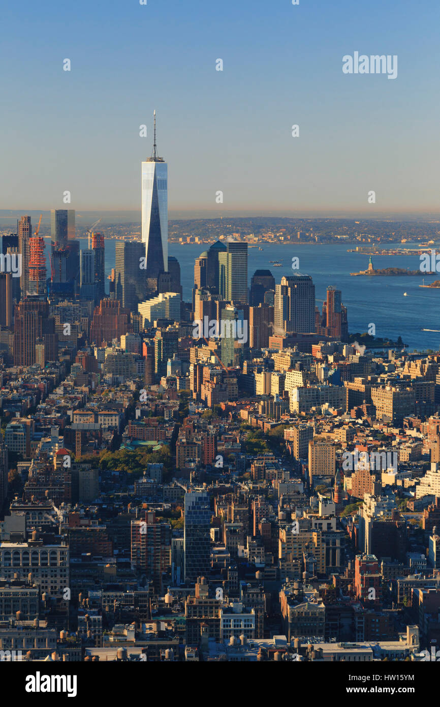USA, New York, New York, Manhattan, Observatoire de l'Empire State Building Banque D'Images