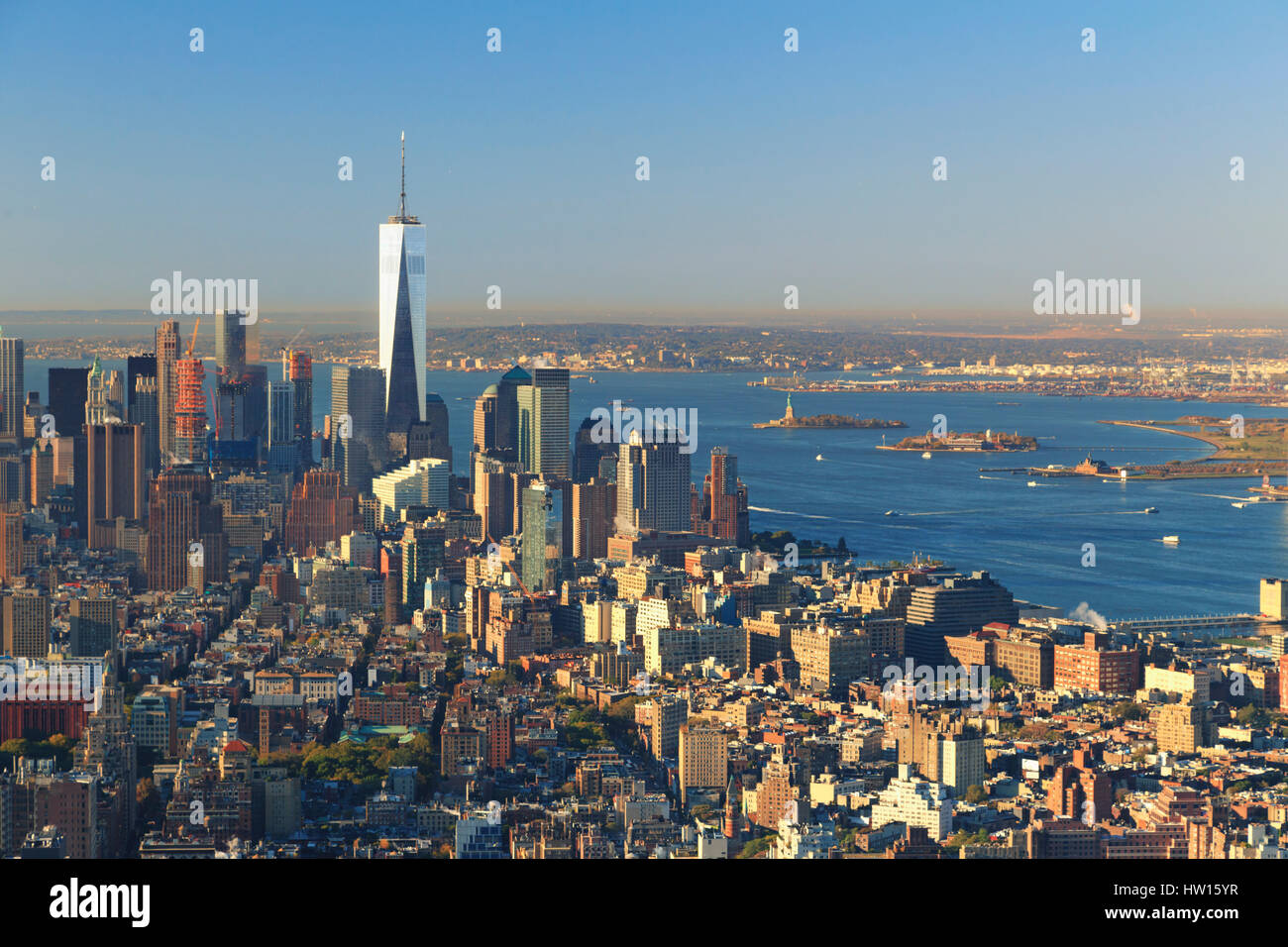 USA, New York, New York, Manhattan, Observatoire de l'Empire State Building Banque D'Images