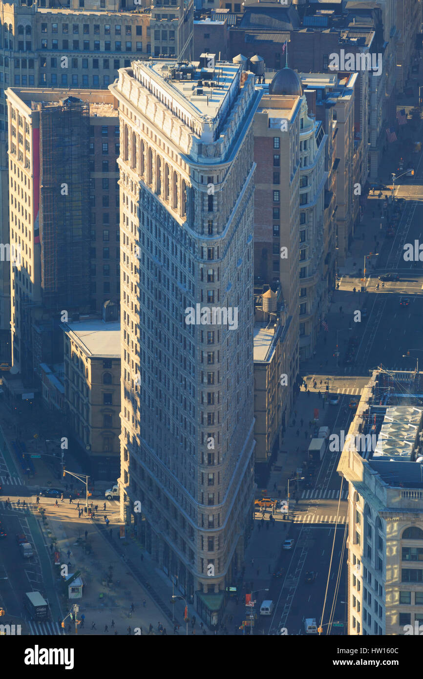USA, New York, New York, Manhattan, Observatoire de l'Empire State Building Banque D'Images