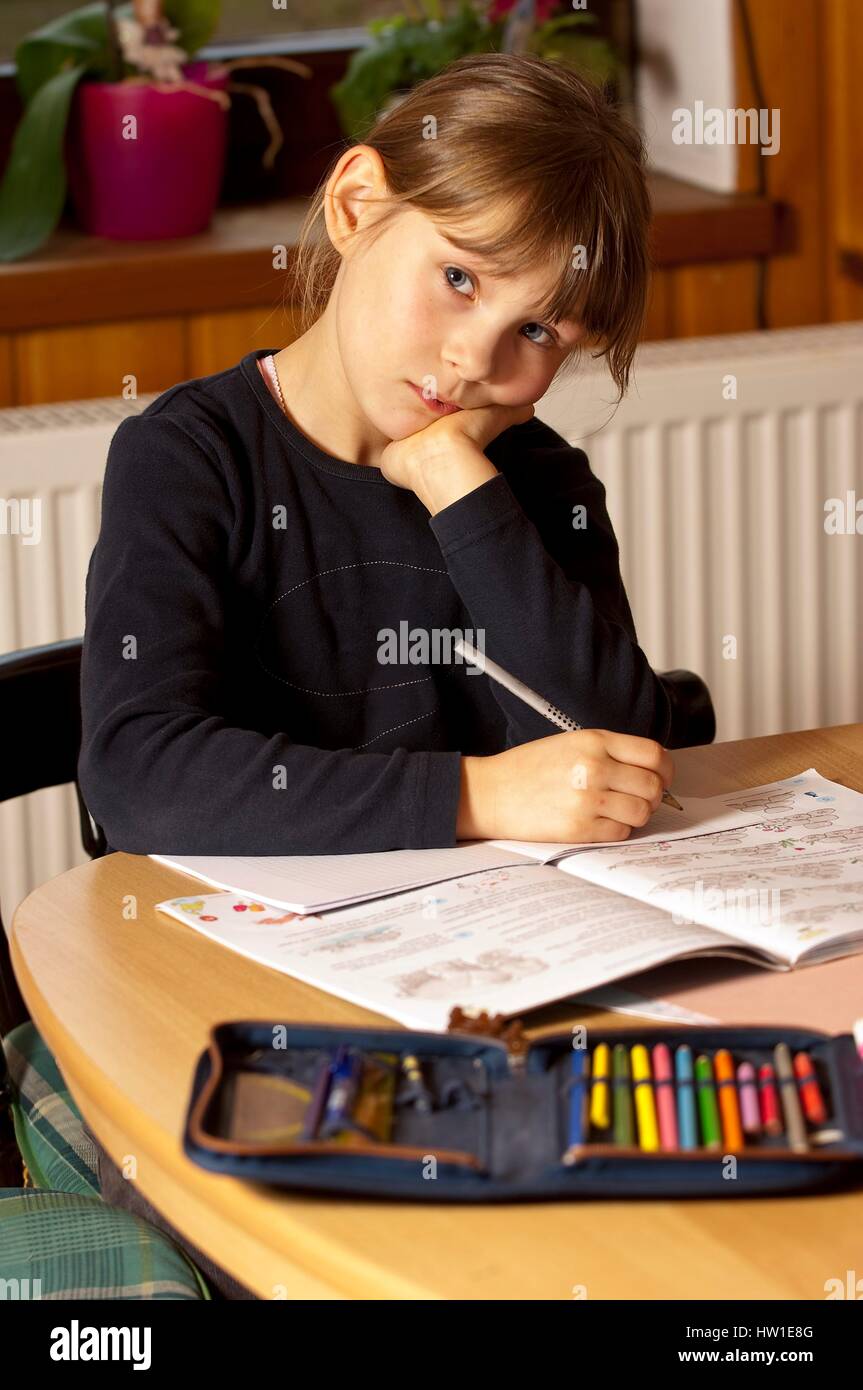 N'ont aucun désir d'apprendre, d'hab keine Lust zum lernen Banque D'Images