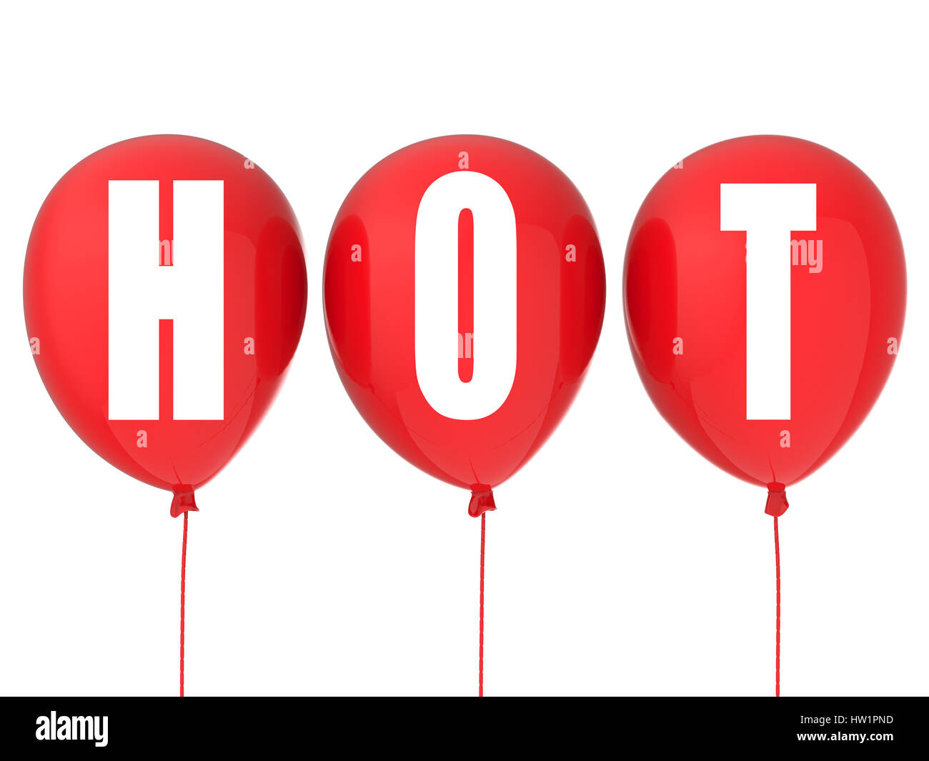 Hot deal inscrivez-vous sur red balloons Banque D'Images