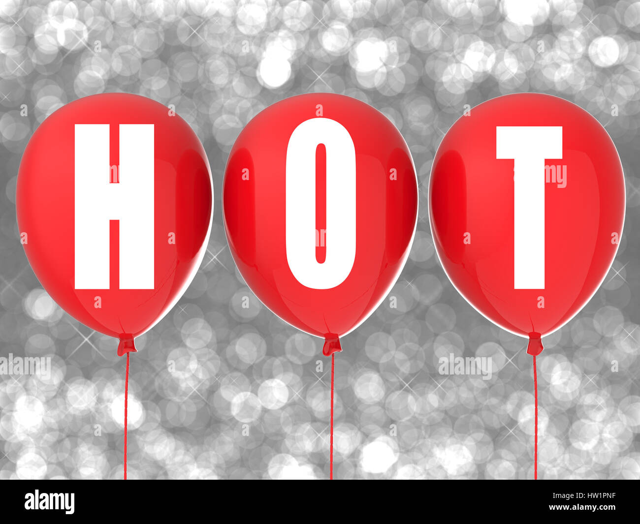 Hot deal inscrivez-vous sur red balloons Banque D'Images