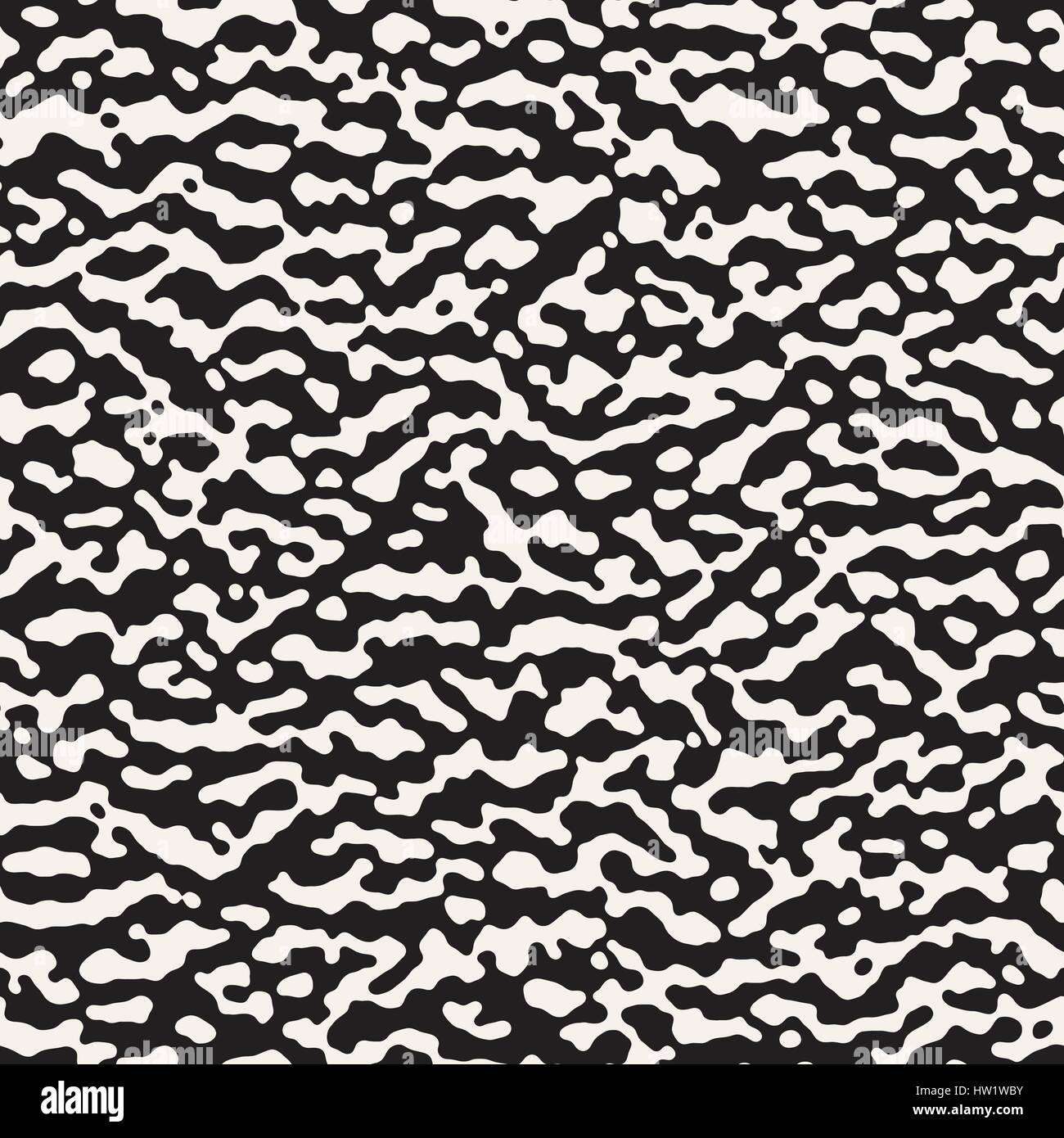 Vector Grunge sans motif. Le noir et blanc des formes organiques. Taches malpropre de texture. Illustration de Vecteur