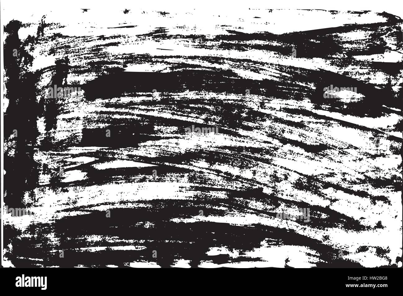 Grunge fond les coups de pinceau de peinture noire. Vecteur d'encre, de texture créative Illustration de Vecteur