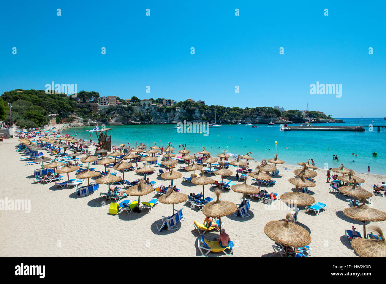 Porto Cristo, Majorque, Baleares, Espagne Banque D'Images