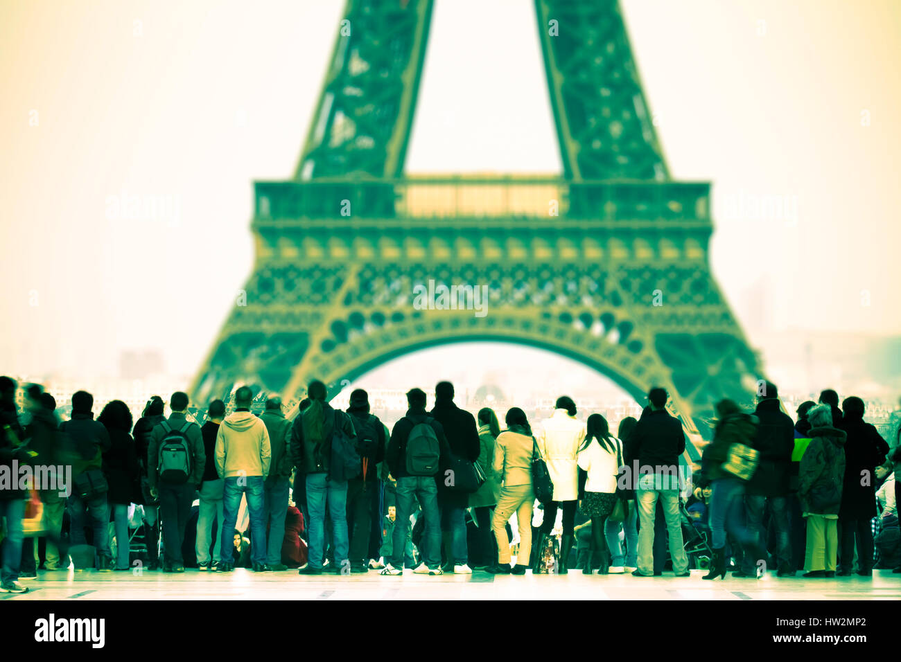 Tour Eiffel. Paris, France, Europe. Banque D'Images