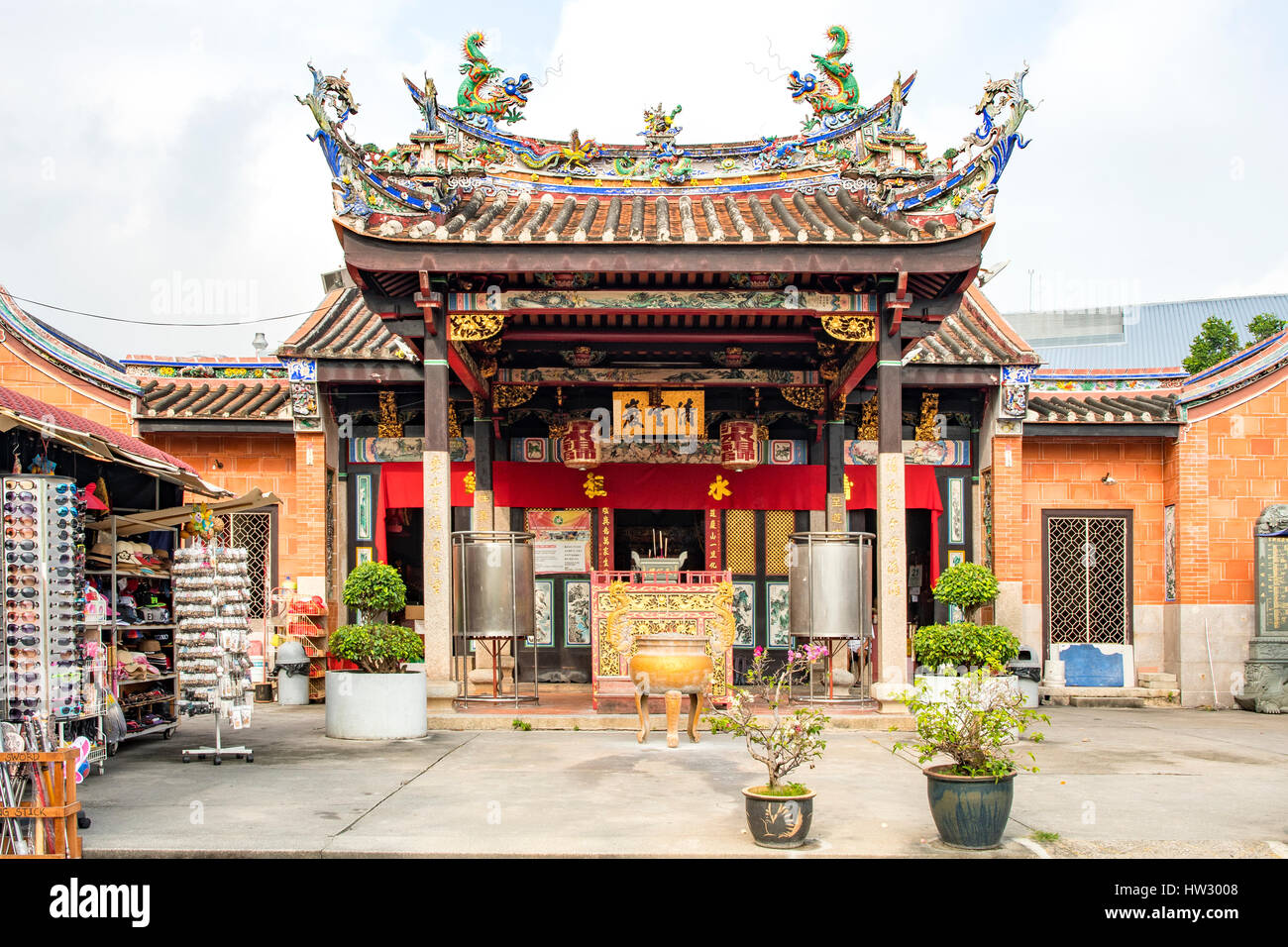 Snake Temple, Bayan Baru, Penang, Malaisie Banque D'Images