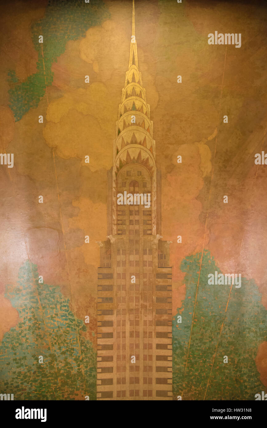 USA, New York, New York, Manhattan, Chrysler Building Banque D'Images