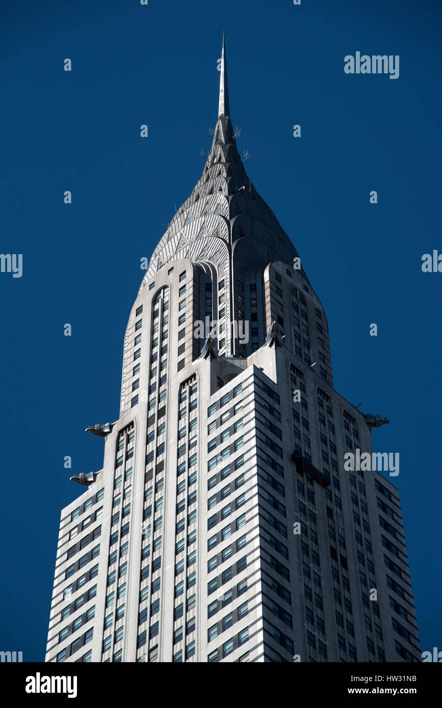 USA, New York, New York, Manhattan, Chrysler Building Banque D'Images