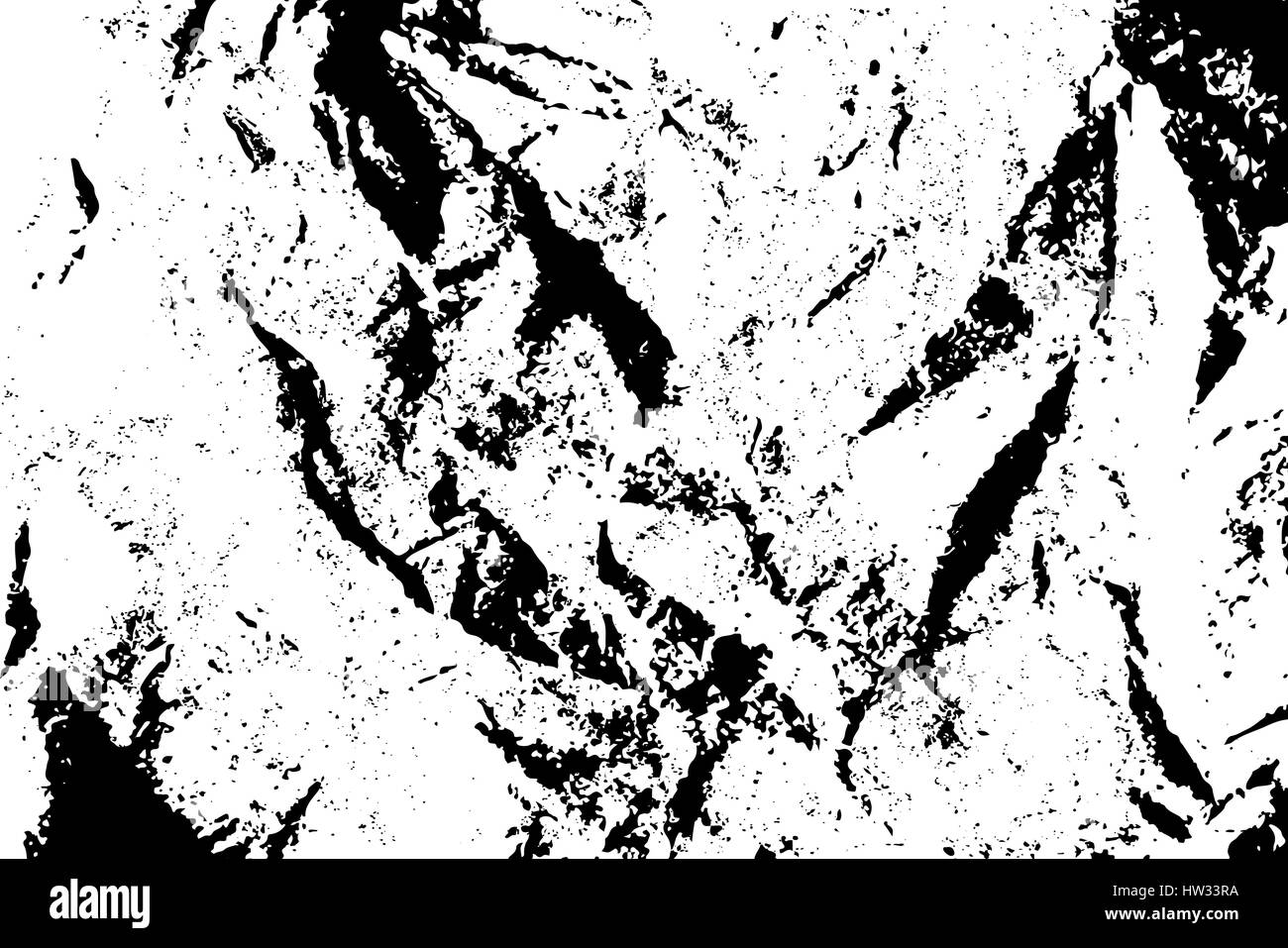 Texture grunge isolés de papier en noir et blanc, vintage background ressource. Vecteur EPS10. Illustration de Vecteur