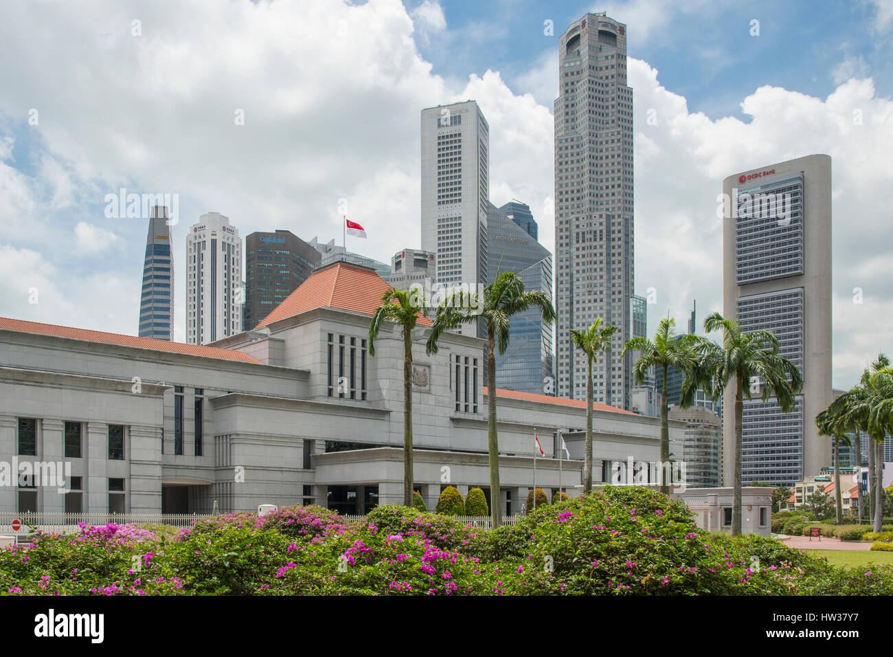 La Maison du Parlement, Singapour Banque D'Images