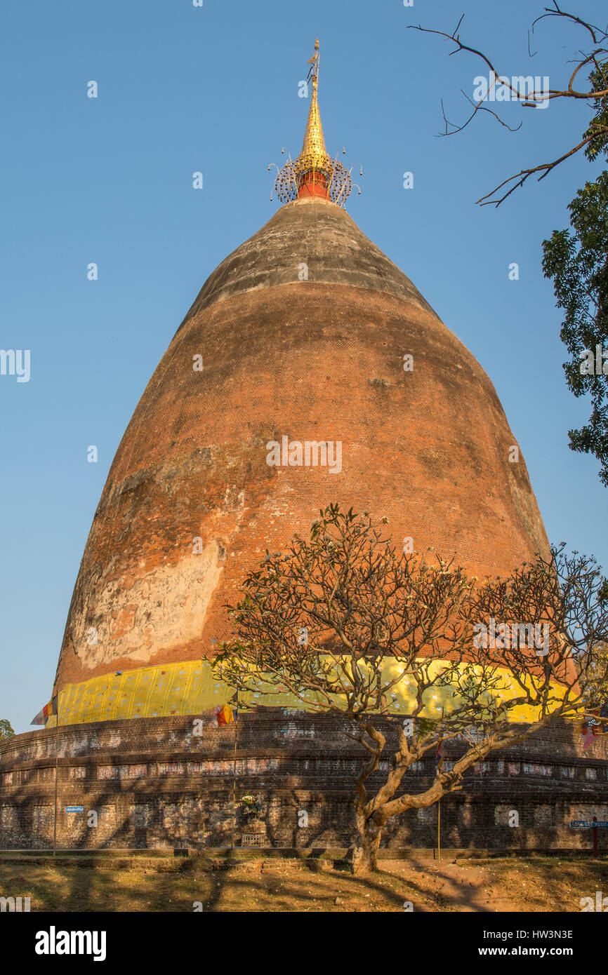 Stupa de la pagode Payagyi, Pyay, Myanmar Banque D'Images