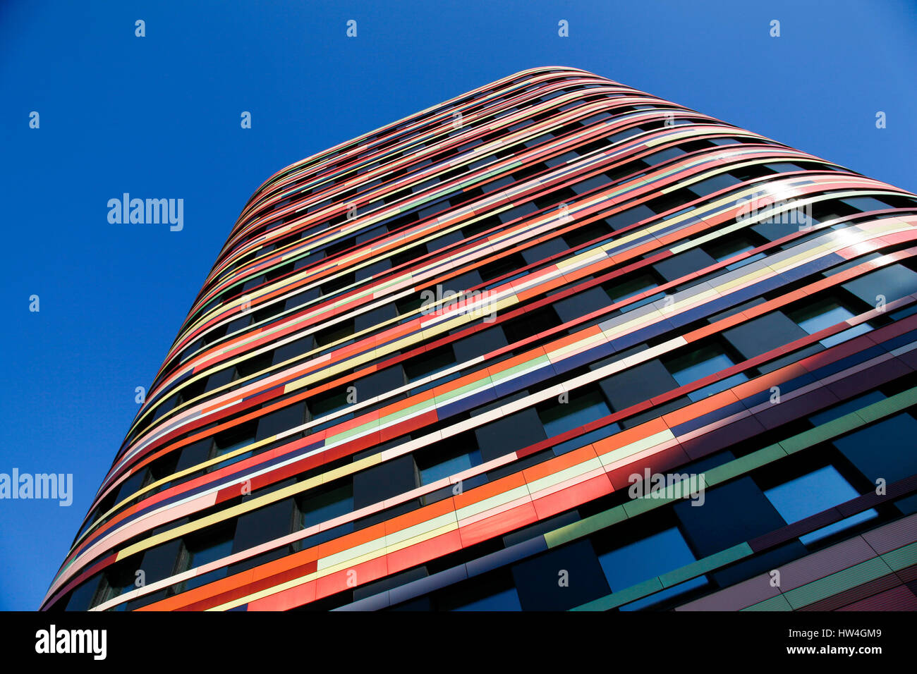 Vue extérieure du ministère du Développement urbain et de l'environnement, Hambourg, Allemagne. Banque D'Images