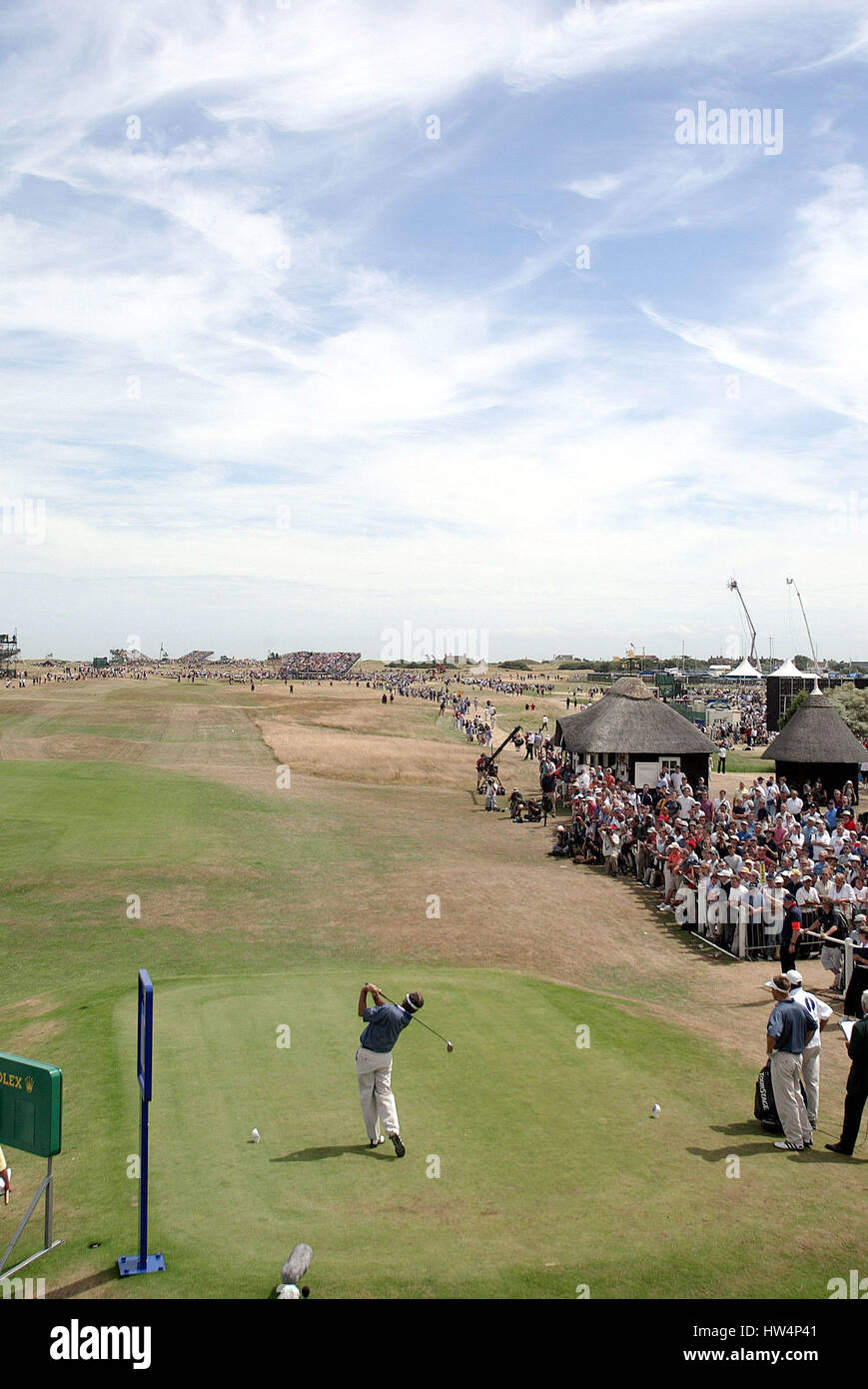 1ER TEE L'OPEN ROYAL ST.GEORGES ROYAL ST. GEORGE'S SANDWICH KENT 20 Juillet 2003 Banque D'Images