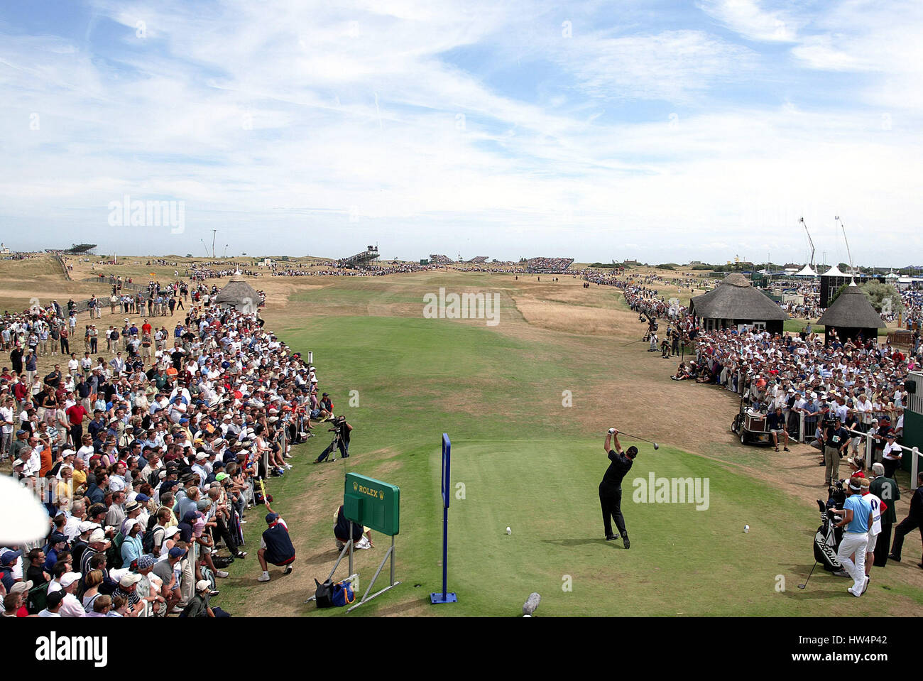 1ER TEE L'OPEN ROYAL ST.GEORGES ROYAL ST. GEORGE'S SANDWICH KENT 20 Juillet 2003 Banque D'Images