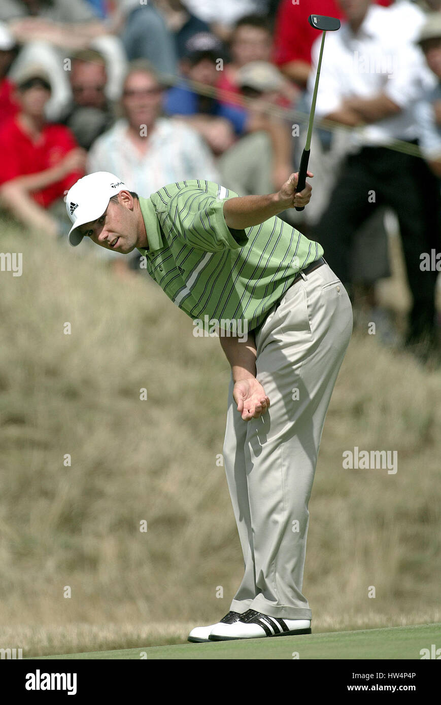 SERGIO GARCIA L'OUVRIR.ROYAL ST GEORGE'S ROYAL ST. GEORGE'S SANDWICH KENT 20 Juillet 2003 Banque D'Images