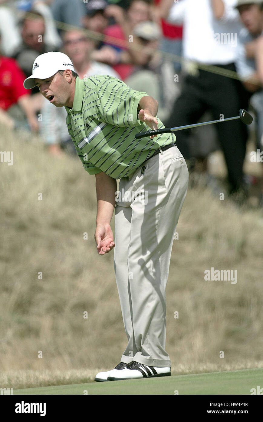 SERGIO GARCIA L'OUVRIR.ROYAL ST GEORGE'S ROYAL ST. GEORGE'S SANDWICH KENT 20 Juillet 2003 Banque D'Images