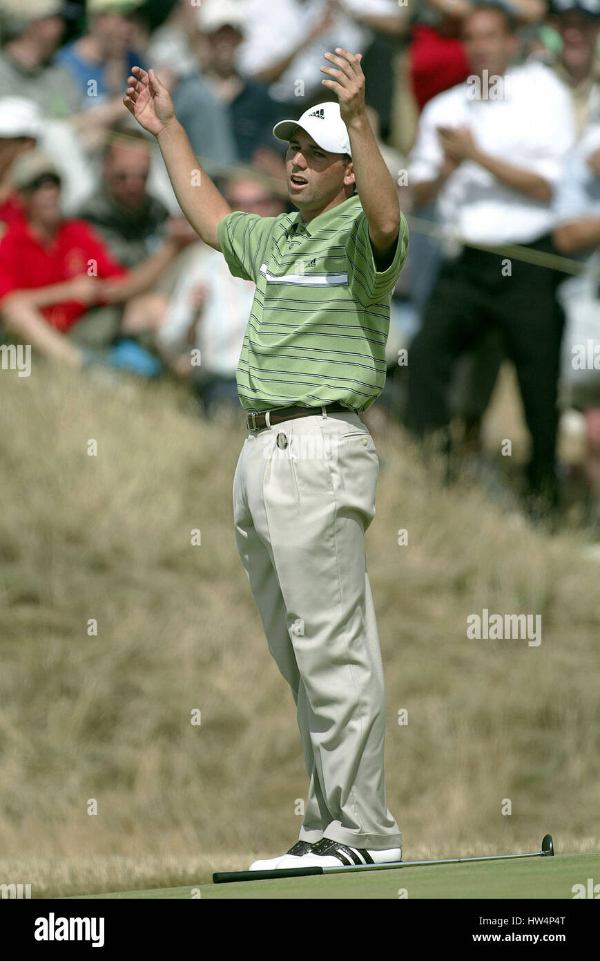 SERGIO GARCIA L'OUVRIR.ROYAL ST GEORGE'S ROYAL ST. GEORGE'S SANDWICH KENT 20 Juillet 2003 Banque D'Images