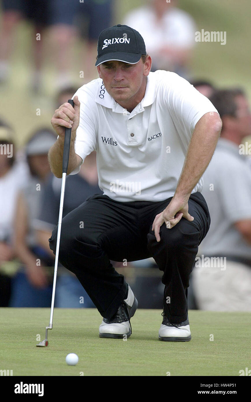 THOMAS BJORN L'OPEN ROYAL ST.GEORGE'S ROYAL ST. GEORGE'S SANDWICH KENT 20 Juillet 2003 Banque D'Images
