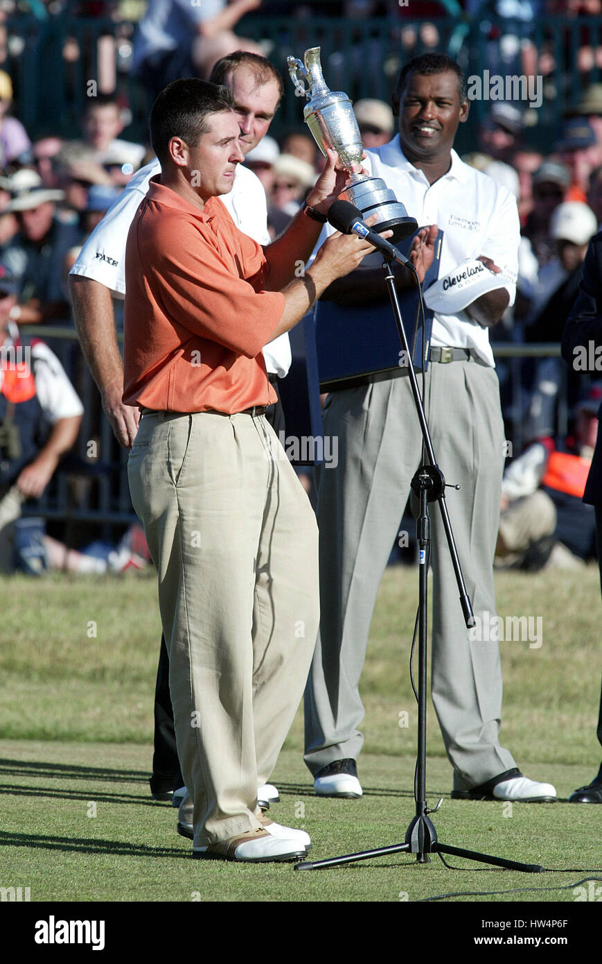 BEN CURTIS RESPONSABLE OPEN ROYAL ST.GEORGE' L'OPEN ROYAL ST.GEORGE'S SANDWICH KENT 20 Juillet 2003 Banque D'Images