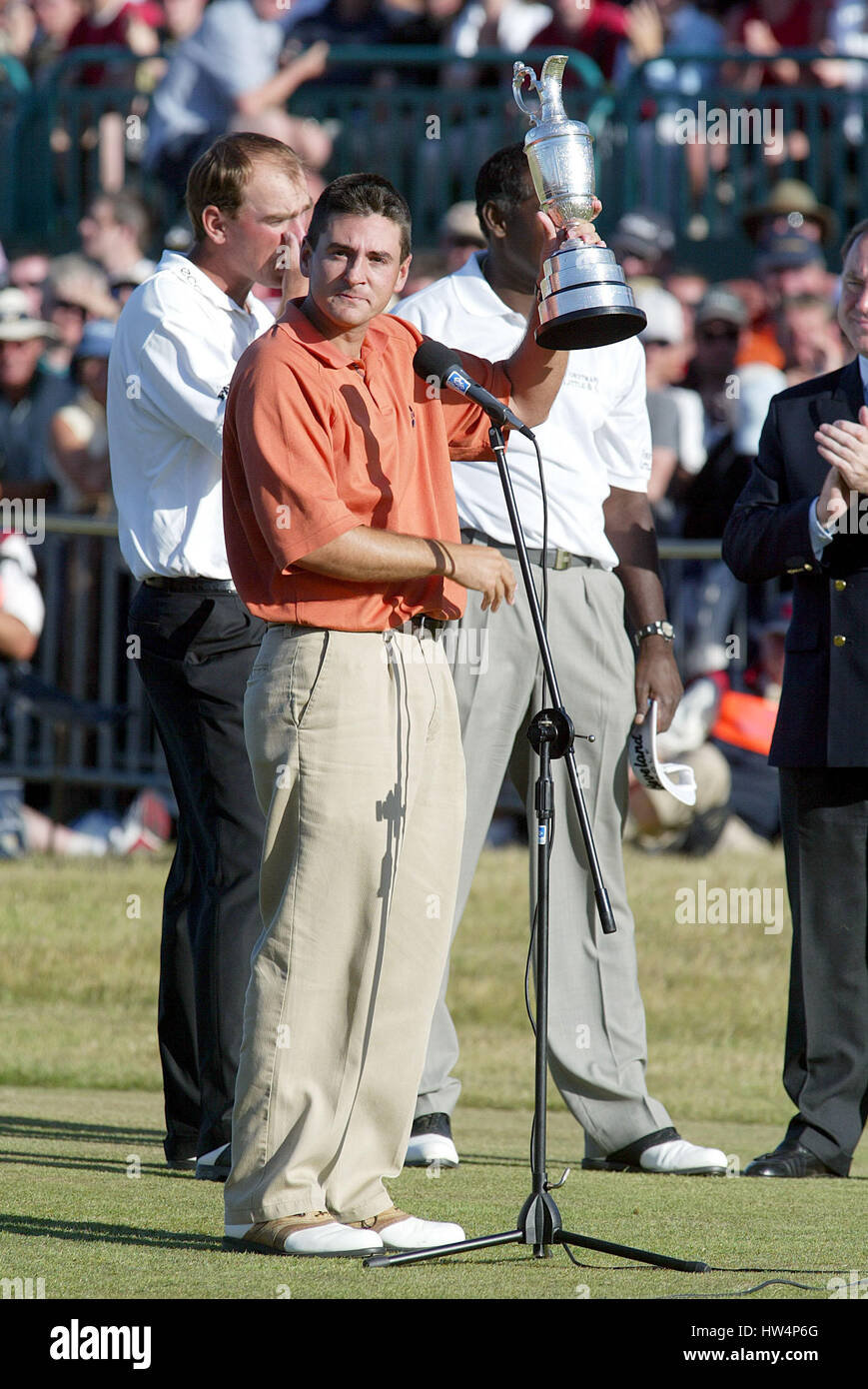 BEN CURTIS RESPONSABLE OPEN ROYAL ST.GEORGE' L'OPEN ROYAL ST.GEORGE'S SANDWICH KENT 20 Juillet 2003 Banque D'Images