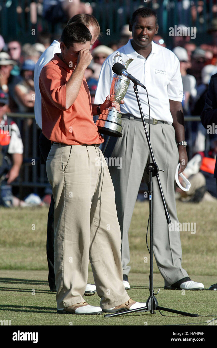 BEN CURTIS RESPONSABLE OPEN ROYAL ST.GEORGE' L'OPEN ROYAL ST.GEORGE'S SANDWICH KENT 20 Juillet 2003 Banque D'Images