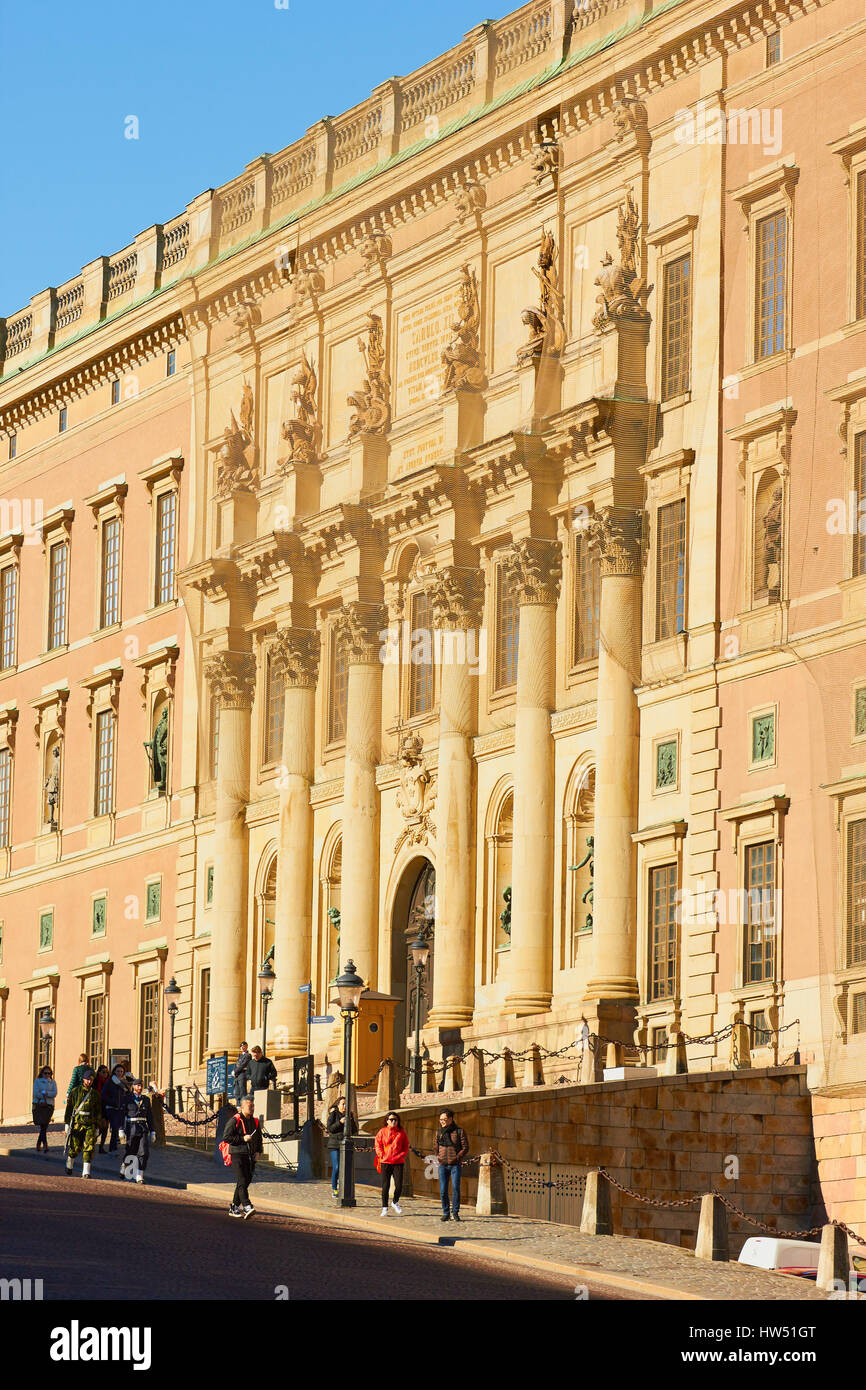 Palais Royal (Kungliga Slottet) Gamla Stan, Stockholm, Suède, Scandinavie Banque D'Images