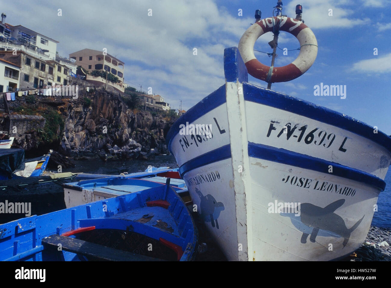 Câmara de Lobos. Madère. Portugal Banque D'Images