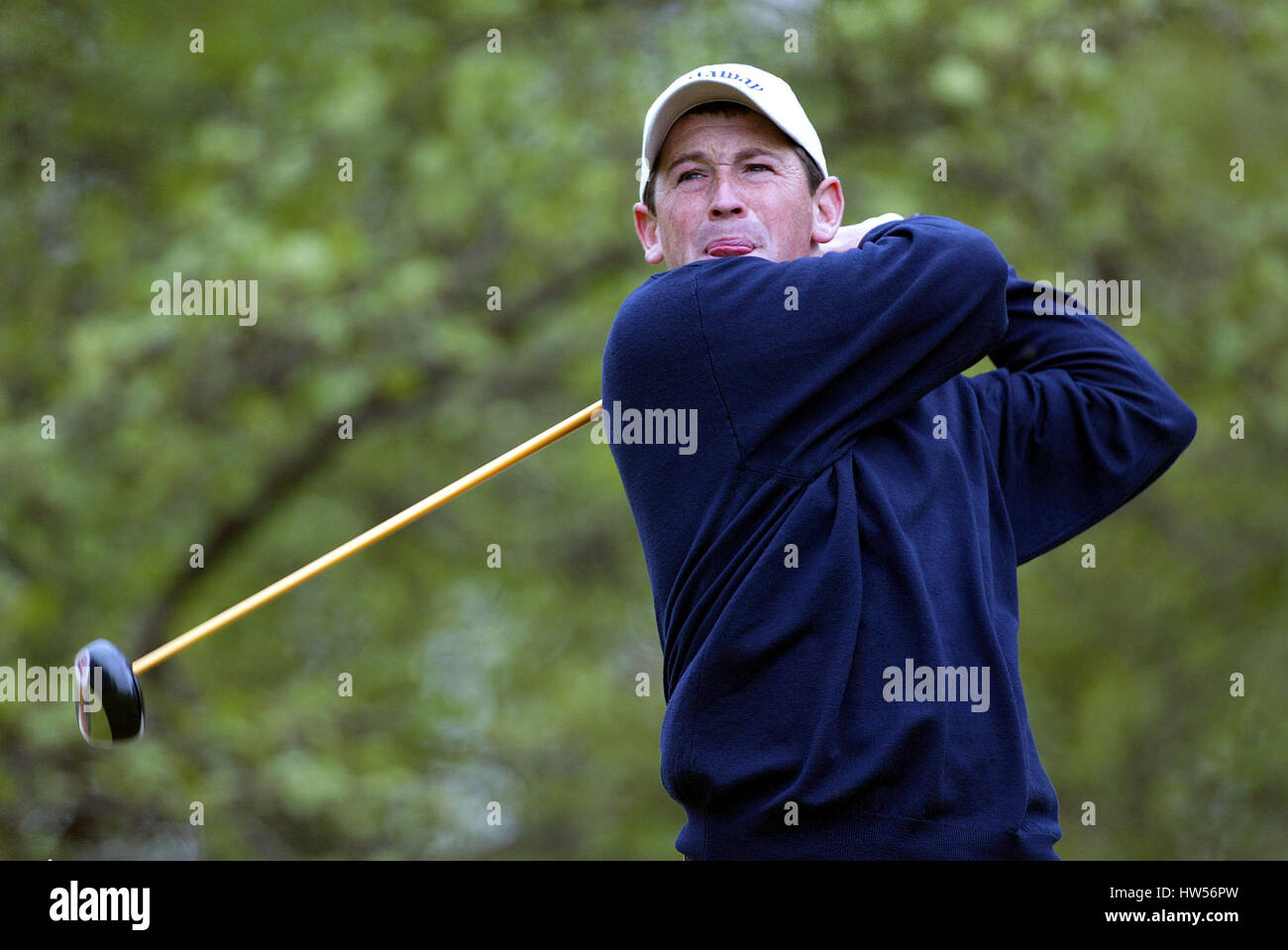 GARY CLARK . Angleterre BIRMINGHAM SUTTON COLDFIELD BELFRY LE 10 MAI 2002 Banque D'Images