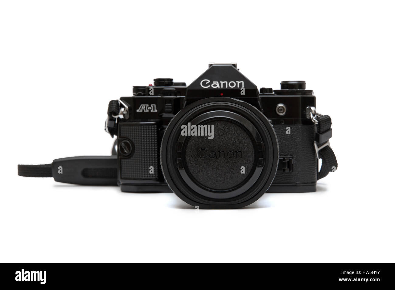 Canon A-1 est le niveau avancé Single Lens Reflex (SLR) 35 mm pour utilisation avec objectifs interchangeables. Banque D'Images