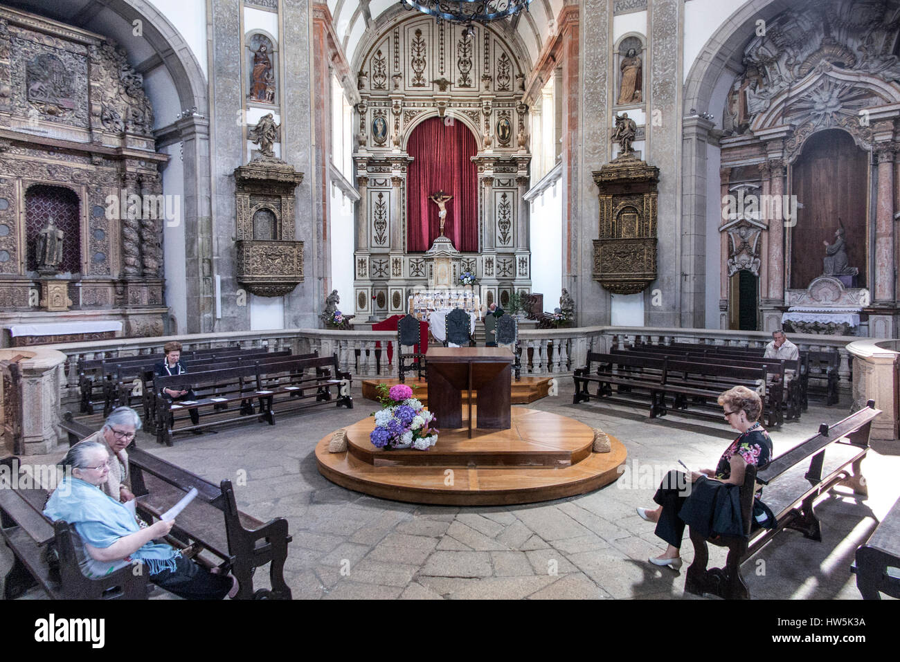 Monastère Serra do Pilar Porto Portugal Banque D'Images