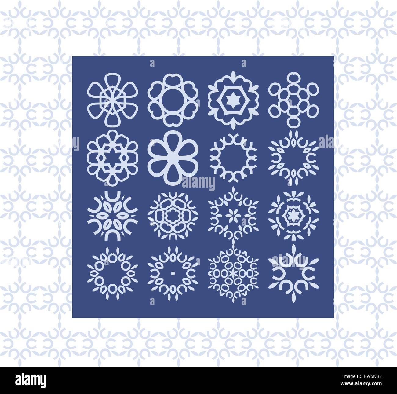 Creative élégant vecteur géométrique des signes. Clipart de style moderne. Symbole de base des modèles de contexte et création d'album. Des éléments abstraits Illustration de Vecteur