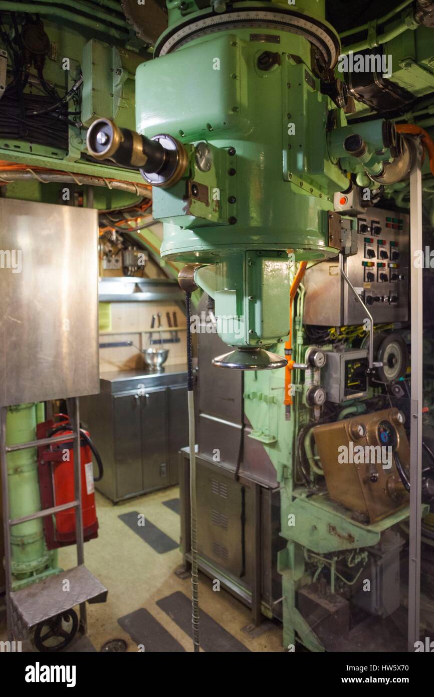 Langeland Danemark Bagenkop Langelandsfort Musée canadien de la guerre froide guerre froide artefacts à l'ancienne base de l'OTAN à l'intérieur du sous-marin danois Banque D'Images