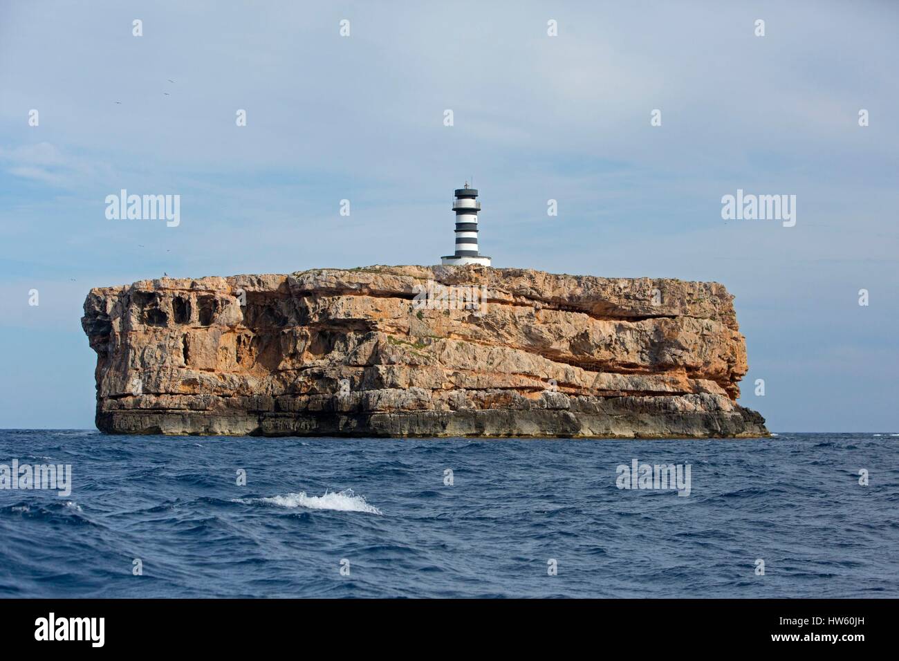 L'Espagne, Îles Baléares, île de Cabrera, île Foradada Banque D'Images