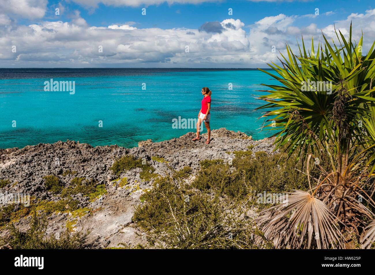 Cuba, province de Matanzas, la péninsule de Zapata, Baie des Cochons, Playa Giron Banque D'Images