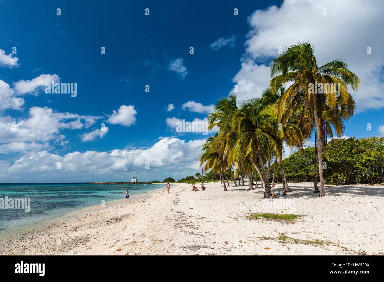 Cuba, province de Matanzas, la péninsule de Zapata, Baie des Cochons, Playa Giron Banque D'Images