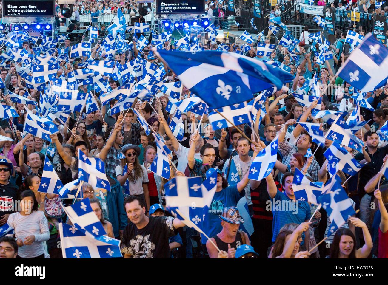 Nationalisme québécois Banque de photographies et d'images à haute  résolution - Alamy