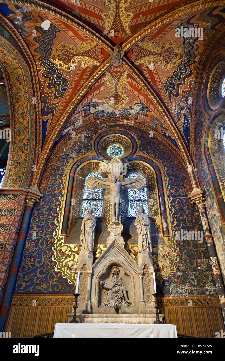 La Hongrie, Budapest, inscrite au Patrimoine Mondial de l'UNESCO, l'église Matthias Banque D'Images