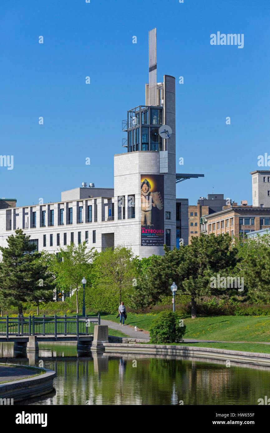 Canada, Québec, Montréal, Vieux Montréal, le Vieux Port, le Musée d'archéologie et d'histoire Pointe-à-Callière Banque D'Images