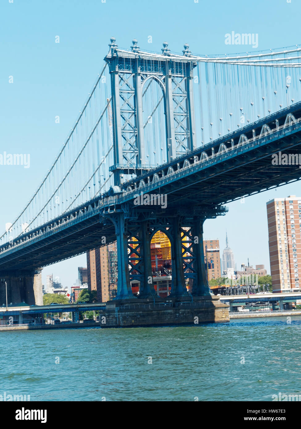 Pont de Manhattan, New York City, USA Banque D'Images