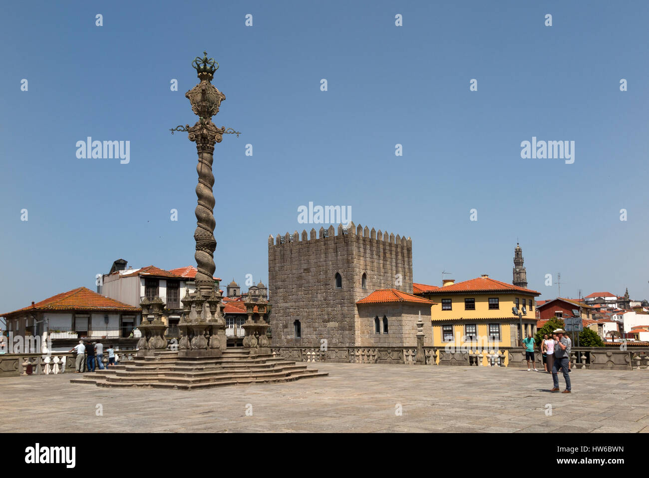Pelourinho tr. Pilori, Porto, Portugal Banque D'Images