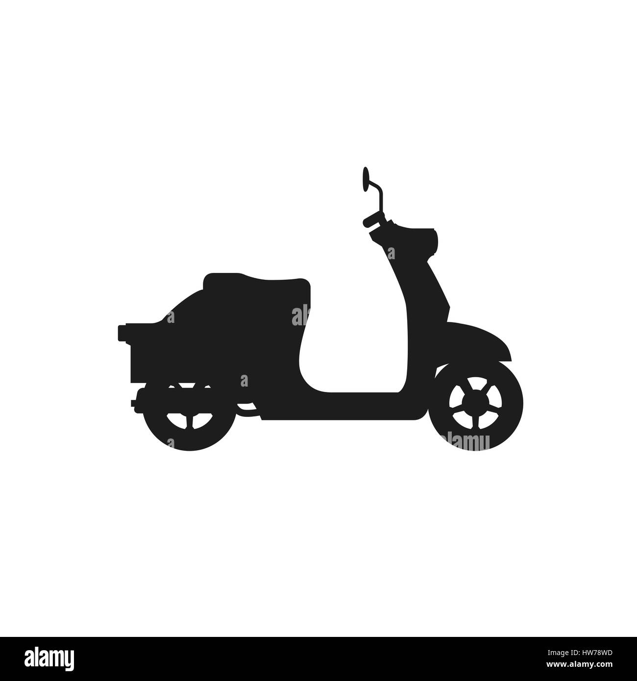 Scooter Illustration de Vecteur