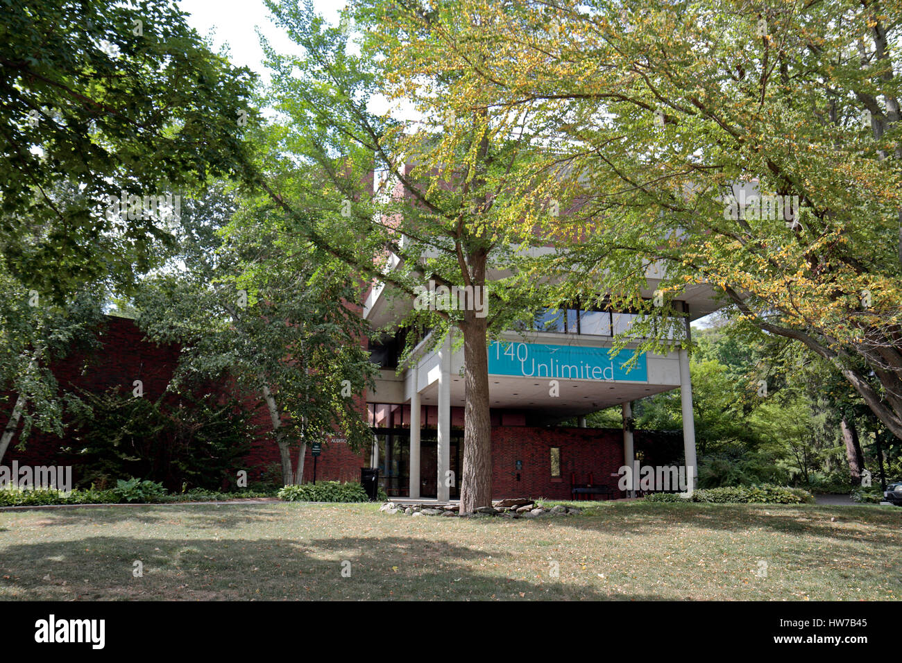 Le Mount Holyoke College Art Museum à South Hadley, Massachusetts, United States. Banque D'Images