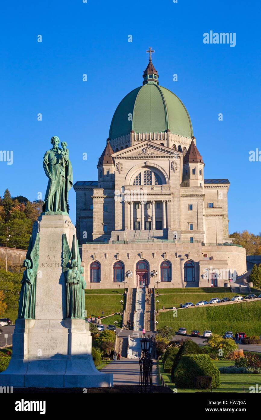 Canada, Québec, Montréal, l'Oratoire Saint-Joseph célèbre site de pèlerinage Banque D'Images
