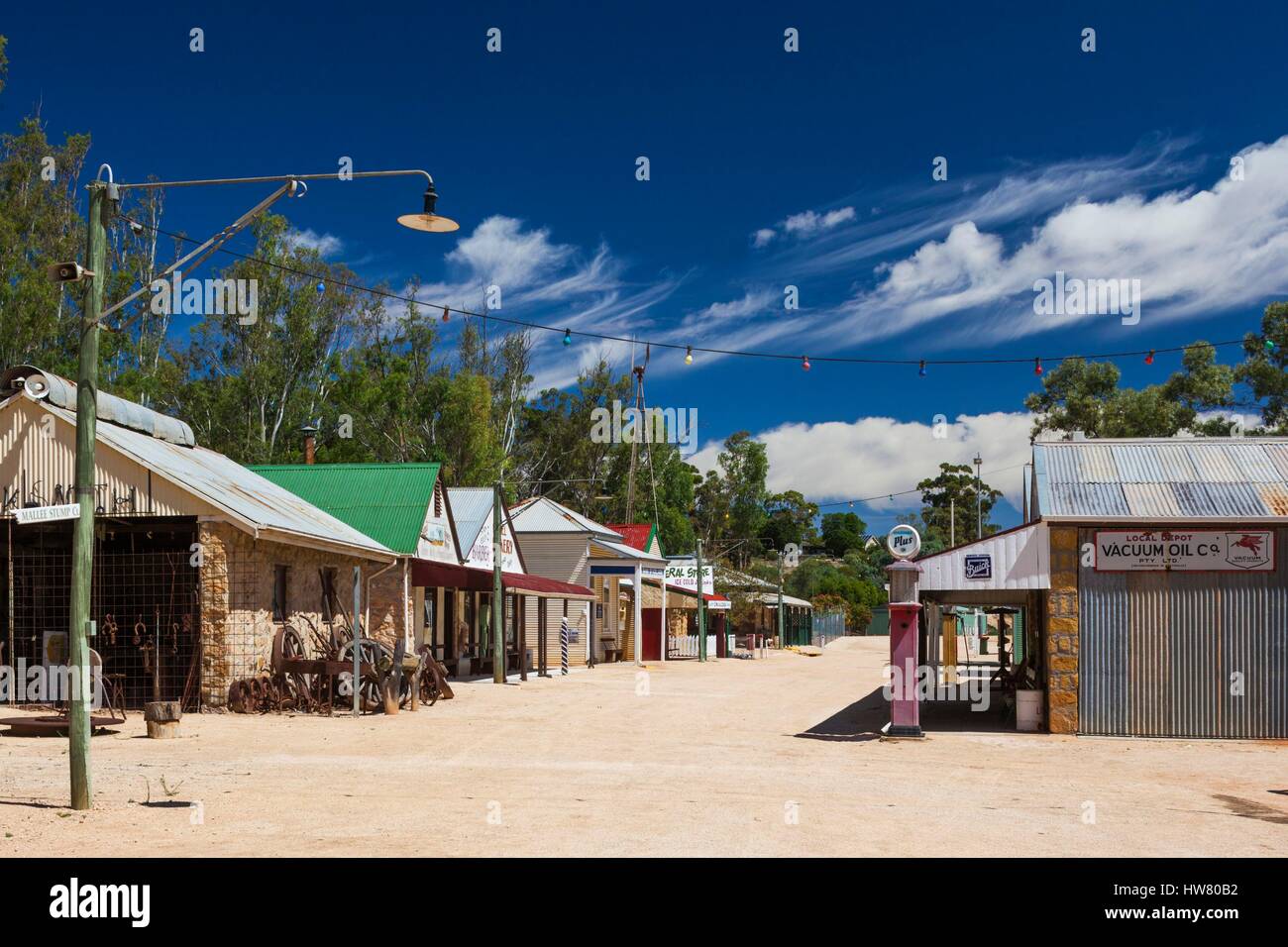 L'Australie, l'Australie, Murray River Valley, Loxton, Village historique de Loxton, extérieur Banque D'Images