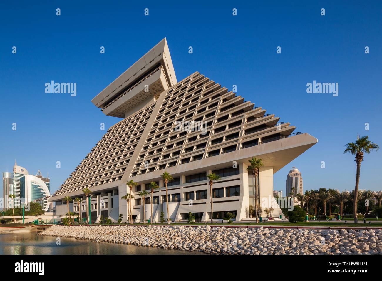 Qatar, Doha, l'hôtel Sheraton de Doha, extérieur Banque D'Images